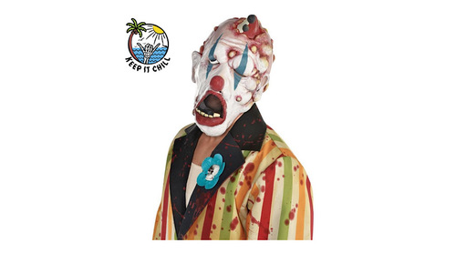 Deranged clown mask