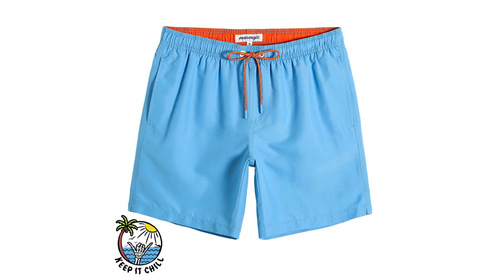 Keep It chill - Solid Blue short