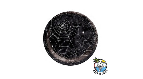 Keep It chill - Spider plates - It has 10 large size pieces 25.4cm