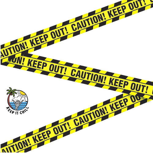 شريط Keep out