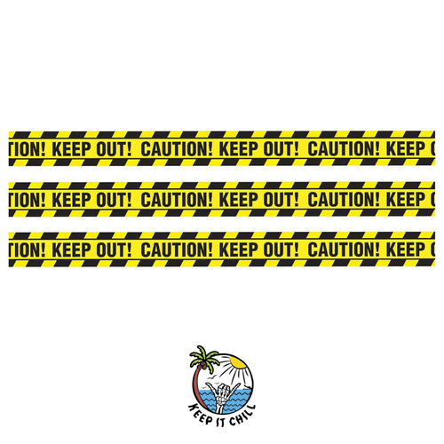 شريط Keep out