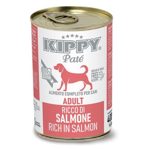 KIPPY wet food adult dog pate salmon 400g - KIPPY wet food adult dog pate salmon 400g