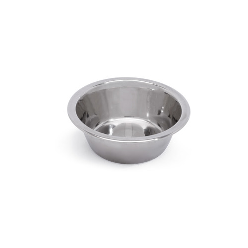 Steel bowl 400 ml - Steel bowl 400 ml High quality steel bowls for dogs and cats. The particularly resistant features a glossy finish that makes it easy to clean by hand and in the washing machine. Stainless steel is resistant to bacteria, rust and scratches. The steel bowl is available in different sizes depending on the size of your pet.