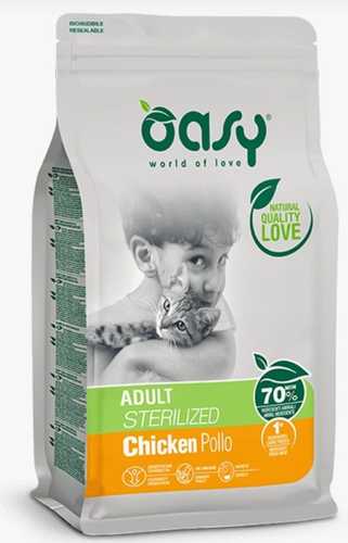 oasy dry cat adult sterilized chicken professional 18kg - oasy dry cat adult sterilized chicken professional 18kg