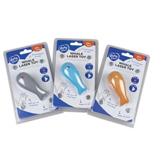 Laser whale toy for cats