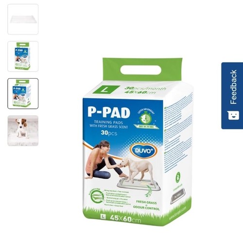 P-Pad fresh Grass 30 pcs (size 45×60cm) - P-Pad fresh Grass 30 pcs (size 45×60cm)