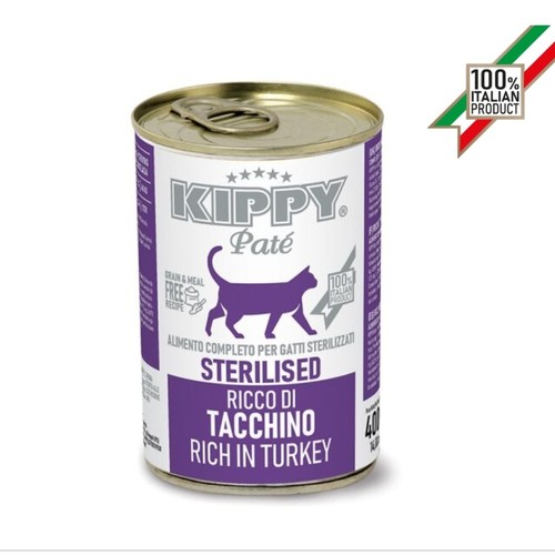 kippy pate sterilised Rich in Turkey 400g - kippy pate sterilised Rich in Turkey 400g