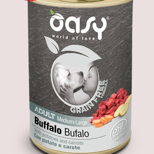 oasy For Adult Dog Buffalo With Potatoes And Carrots 400g - oasy For Adult Dog Buffalo With Potatoes And Carrots 400g