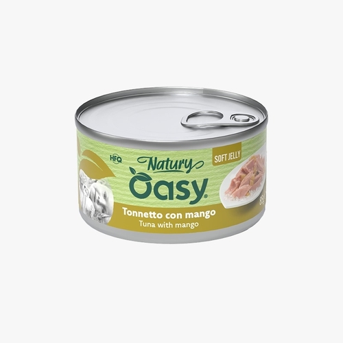 Oasy Wet Cat Natury Soft Jelly - Tuna with Mango 85g - Oasy Wet Cat Natury Soft Jelly - Tuna with Mango 85g