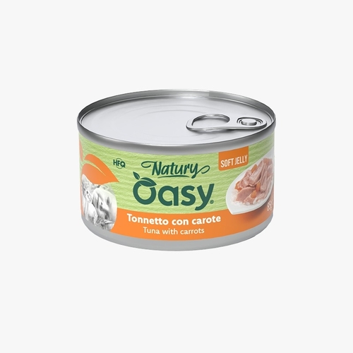 Oasy Wet Cat Natury Soft Jelly - Tuna with Carrots 150g - Oasy Wet Cat Natury Soft Jelly - Tuna with Carrots 150g