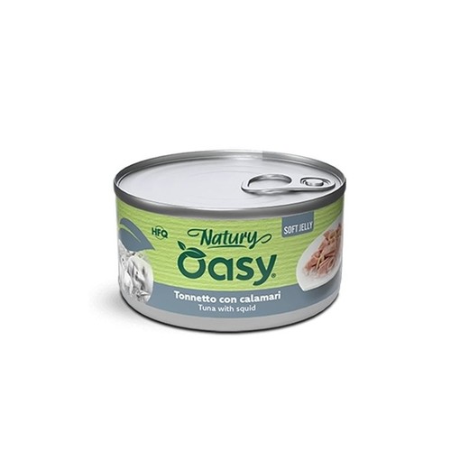 Oasy Wet Cat Natury Soft Jelly - Tuna with Squid 85g - Oasy Wet Cat Natury Soft Jelly - Tuna with Squid 85g