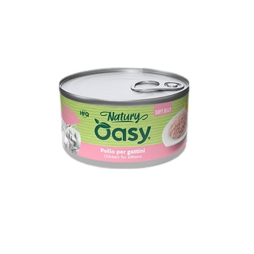 Oasy Wet Cat Natury Soft Jelly - Chicken for kitten 150g - Oasy Wet Cat Natury Soft Jelly - Chicken for kitten 150g
