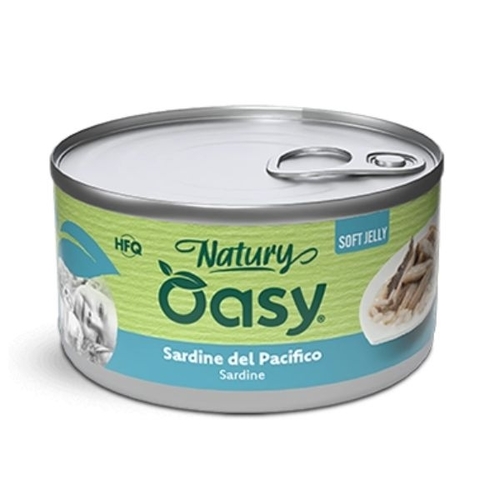 Oasy Wet Cat Natury Soft Jelly - Sardine 85g - Oasy Wet Cat Natury Soft Jelly - Sardine 85g