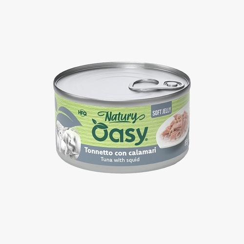 Oasy Wet Cat Natury Soft Jelly - Tuna with Squid 150g - Oasy Wet Cat Natury Soft Jelly - Tuna with Squid 150g