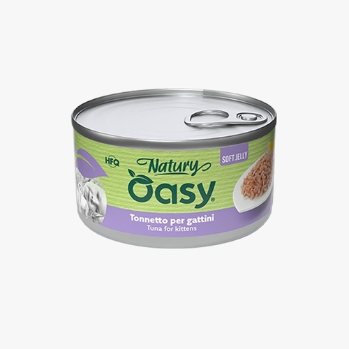 oasy Wet Cat Natury Soft Jelly Tuna For Kittens 85g - oasy Wet Cat Natury Soft Jelly Tuna For Kittens 85g