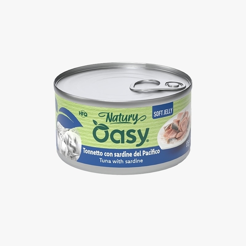 oasy Wet Cat Natury Soft Jelly Tuna with Sardine 85g - oasy Wet Cat Natury Soft Jelly Tuna with Sardine 85g
