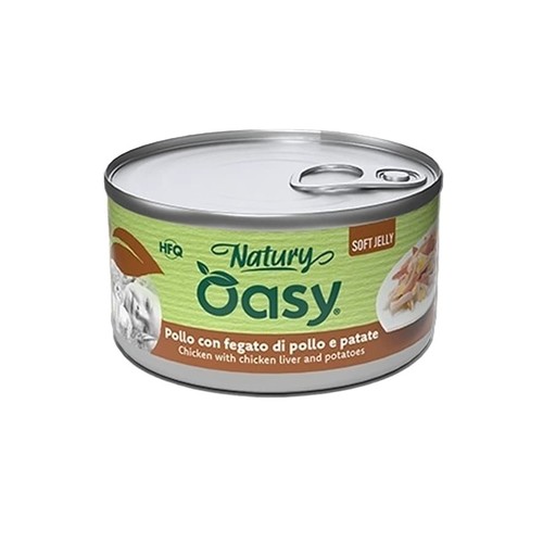 Oasy -NATURY Chicken with chicken liver and potatoes Soft Jelly 150g - Oasy -NATURY Chicken with chicken liver and potatoes Soft Jelly 150g