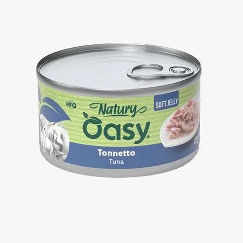 Oasy Wet Cat Natury Soft Jelly - Tuna 85g - Oasy Wet Cat Natury Soft Jelly - Tuna 85g