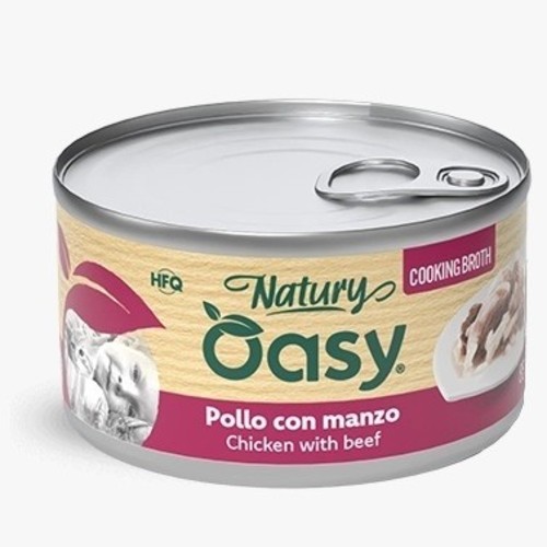 Oasy Natury Wet food cat Cooking Broth Chicken with Beef 85g - Oasy Natury Wet food cat Cooking Broth Chicken with Beef 85g
