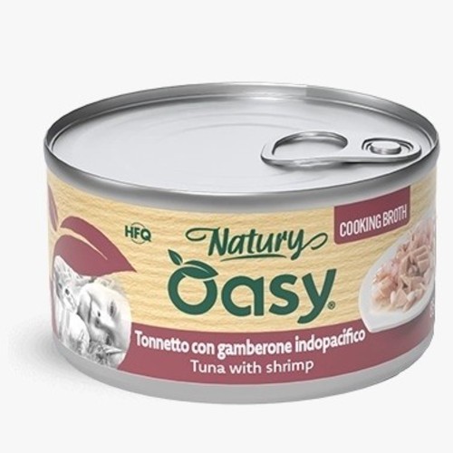 Oasy Natury Wet food cat Cooking Broth Tuna with Shrimp 85g - Oasy Natury Wet food cat Cooking Broth Tuna with Shrimp 85g