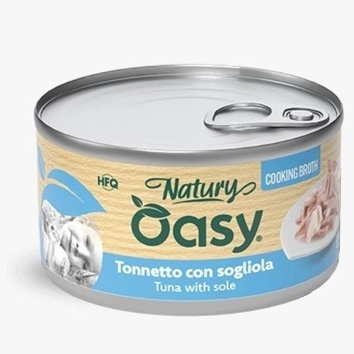 Oasy Natury Wet food cat Cooking Broth Tuna with Sole 85g - Oasy Natury Wet food cat Cooking Broth Tuna with Sole 85g