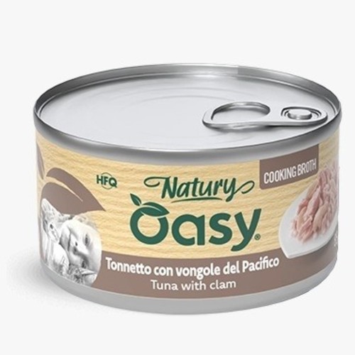 Oasy Natury Wet food cat Cooking Broth Tuna with Clam 85g - Oasy Natury Wet food cat Cooking Broth Tuna with Clam 85g
