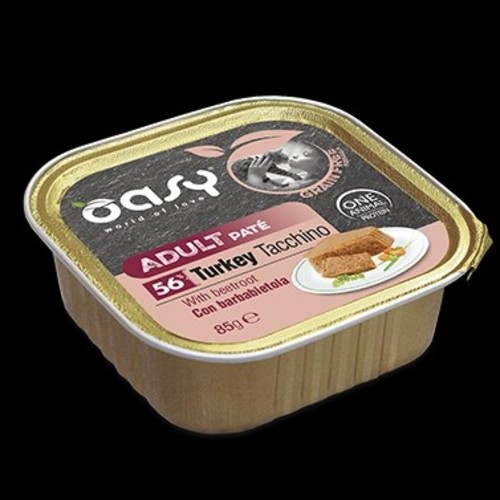 oasy adult  pate turkey  with  beetroot 85g - oasy adult  pate turkey  with  beetroot 85g