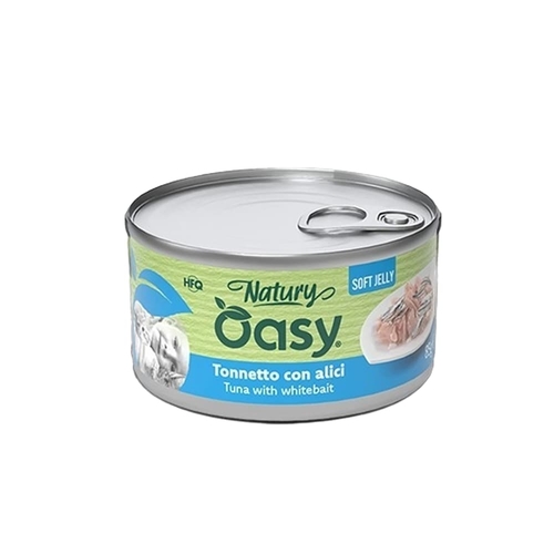 oasy Natury soft jelly tuna with whitebait 150g - oasy Natury soft jelly tuna with whitebait 150g