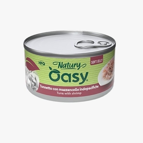 oasy Natury soft jelly tuna with shrimp 150g - oasy Natury soft jelly tuna with shrimp 150g