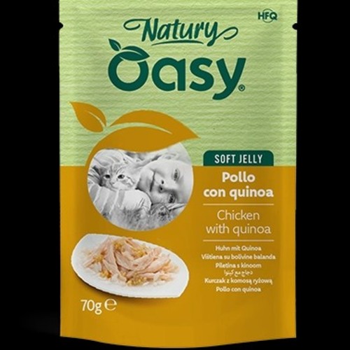 Oasy pouch soft jelly chicken with quinoa 70g - Oasy chicken with quinoa 70g