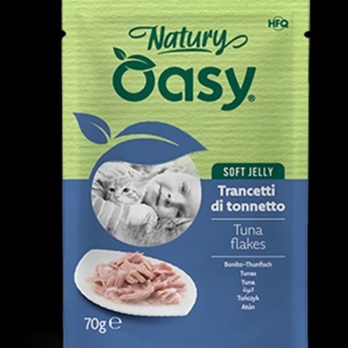 Oasy pouch soft jelly tuna flakes 70g - Oasy Tuna 70g