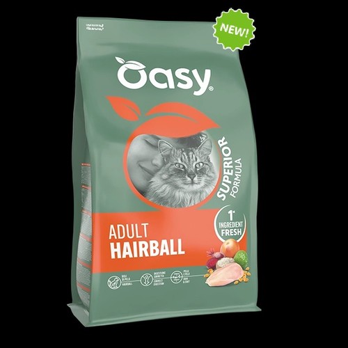 oasy superior dry food adult Hairball 300g