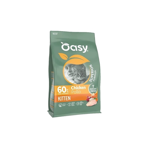 oasy dry food  superior chicken kitten 300g