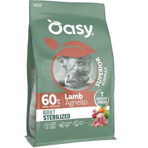 oasy dry food superior  lamb sterilised 1.5kg