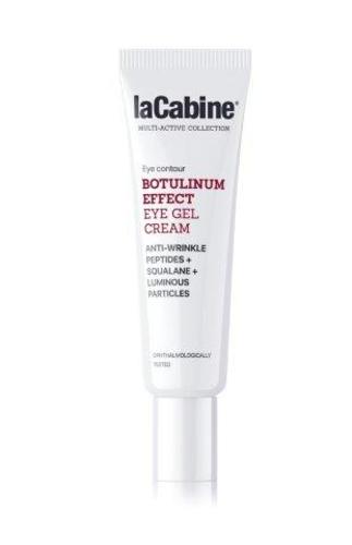 LC BOTULINUM EFFECT EYE CONTOUR 15ML - كريم جل مصمم خصيصًا لمفعول مكثف للغاية مضاد للتجاعيد وإضاءة محيط العين. تركيبة فريدة من نوعها تحتوي على الببتيدات التجميلية ومستخلص الطحالب الدقيقة والجزيئات الدقيقة المضيئة والسكوالان . يساعد على تنعيم الخطوط الدقيقة وتجاعيد قدم الغراب، مع توفير تأثير أكثر نعومة وتجديدًا وإضاءة لمنطقة محيط العين. والنتيجة هي محيط عين متجدد وخالي من التجاعيد وأكثر إشراقًا. استخدميه مع أمبولات وكريم تأثير البوتولينوم للحصول على أفضل رعاية مضادة للتجاعيد لبشرتك.  
 15 مل. | جميع أنواع البشرة | الاستخدام اليومي | ملمس جل كريمي ناعم مع جزيئات دقيقة مضيئة