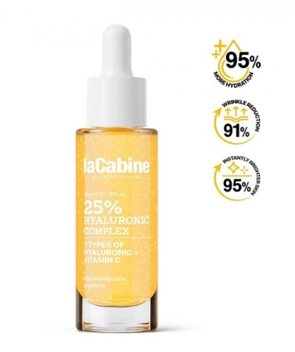 سيروم متطور بتركيبة حمض الهيالورونيك 25% - سيروم من أحدث جيل، يحتوي على تركيبة غنية بـ
25% من 7 أنواع من حمض الهيالورونيك وفيتامين سي، لملء التجاعيد وترطيب البشرة ومنحها
إشراقةً ونضارةً.  تركيبته المتطورة والمثبتة علميًا، بتركيبتها
الغنية بـ 7 أنواع من حمض الهيالورونيك وفيتامين سي، تعمل على طبقات البشرة المختلفة،
فتملأ التجاعيد وترطب البشرة وتمنحها إشراقةً ونضارةً. يتميز بقوامه فائق النعومة مع
حبيبات دقيقة، يندمج بسلاسة مع البشرة ويعزز امتصاص المكونات.   



30 مل | مناسب
لجميع أنواع البشرة | للاستخدام اليومي | قوام فائق النعومة مع حبيبات دقيقة |