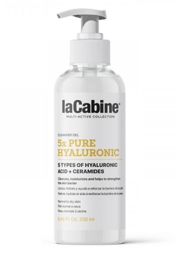 8- غسول هيالورونيك نقي  5X - جل تنظيف هيالورونيك نقي ٥x. تنظيف عميق يرطب البشرة ويوازنها دون تجفيفها.تركيبة
غنية بخمسة أنواع من حمض الهيالورونيك والسيراميدات. يزيل الشوائب والزيوت الزائدة
بفعالية، مع توفير ترطيب عميق، وتقوية حاجز البشرة، وتجديدها. يترك البشرة بمظهر نضر،
وشبابي، وصحي، مع رائحة زهرية دافئة رقيقة. 

٢٥٠ مل | مناسب لجميع أنواع
البشرة | للاستخدام اليومي | خالٍ من الكبريتات