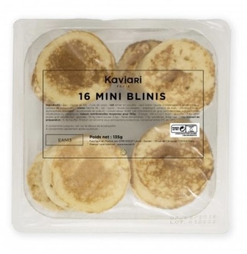 Kings Caviar - Mini Blinis - MINI BLINIS 16/pcs France