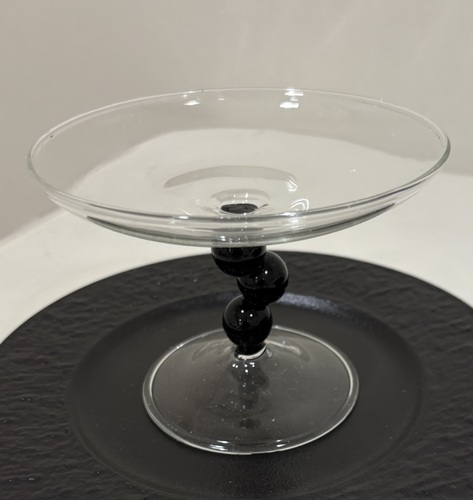 Glass caviar dish - caviar dish