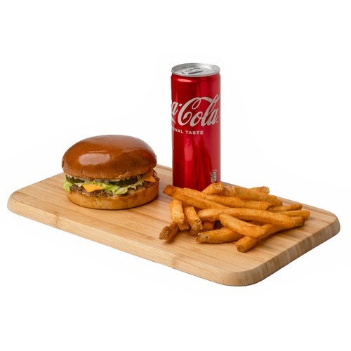 Classic Burger Meal - Classic Burger meal with Fries and a Soft Drink of your choice or Water.