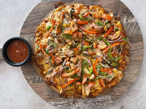 Fitness Mexican Chicken Pizza  بيتزا دجاج مكسيكي فيتنس