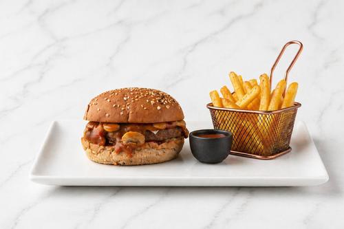 Fit Mushrooms and Cheese Burger