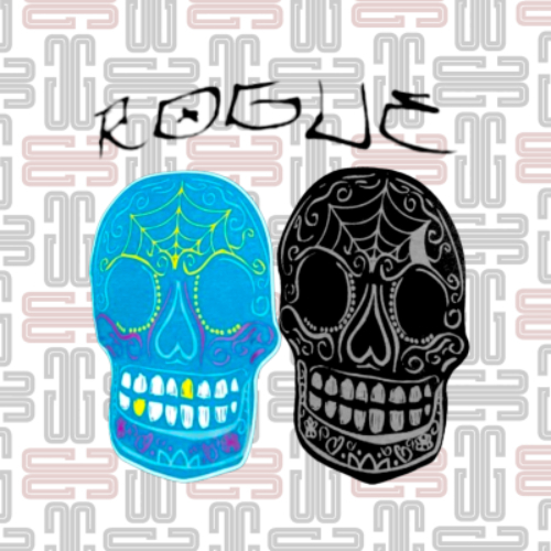 Los Muertos - The Rogue Los Muertos Shirt is inspired by the classic calavera, or sugar skull, associated with the Day of the Dead (El Dia de Muertos). Available in Gray 50% Polyester/ 25% Cotton/ 25% Rayon with a stylized Rogue logo on the front and an original smiling skull design on the back in black. Also, in Neon Blue 52% Cotton / 48% Polyester with a stylized Rogue logo on the front and an original smiling skull graphic on the back in yellow, white and purple. These quality men’s / unisex tees are Made in the USA from a soft and elastic tri-blend material with a slim / athletic fit. They offer enough breathability and range-of-motion for the gym with ample comfort for casual wear.