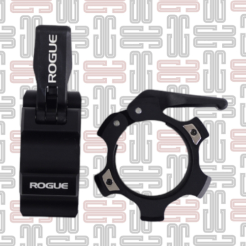 Rogue Aluminum Collars- Magnetic - This upgraded model of Rogue USA Aluminum Barbell Collar features the same 6061 aircraft-grade billet aluminum construction as the original, but with the addition of two custom-designed N45 magnets on each side. These high-strength magnets allow users to simply “stick” their collars securely to a rack upright in-between workouts, reducing gym clutter and keeping the collars conveniently accessible whenever you need them again. No more searching around the gym for missing collars or digging around in accessory buckets for spares. Rogue’s Magnetic USA Aluminum Collars are CNC machined in the USA and include a matte black hard coat finish with etched Rogue branding in white. Each collar measures 1.5