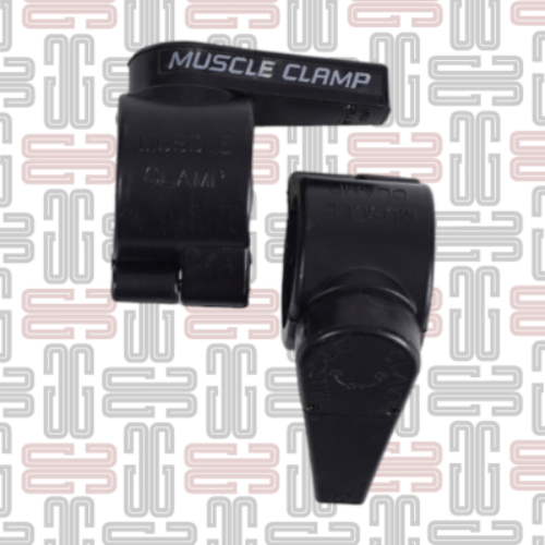 Muscle Clamps - Muscle clamps - Pairs   While they’re as easy to use as traditional spring collars, York’s 2” Muscle Clamps create a superior, high-pressure bond with the bar for a safe, secure hold throughout regular lifts. The single-motion, lock/unlock functionality and lightweight design is further supported by a rubberized lining that keeps your barbell protected from friction, scratches, etc. Muscle Clamps are sold here in pairs and are compatible with most standard Olympic barbells.