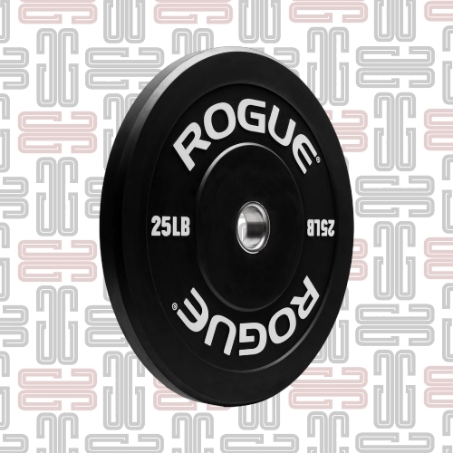 25LB Rogue Echo Bumper Plates - (Used as New) Rogue Echo Bumper Plates have an IWF standard 450MM diameter, minimal surface imperfections, and a weight within 1% of its target. Combined with stainless steel inserts and quality virgin rubber, the Echos offer a dead bounce and durability. Approved for the new Army Combat Fitness Test (ACFT) This product has been officially approved for use with the United States Army’s Combat Fitness Test, a 6-event readiness assessment that’s replacing the previous 3-event Army Physical Fitness Test in 2020. The grueling new ACFT is neutral across all genders and age groups, and includes a strength deadlift, standing power throw, hand-release push-ups, sprint/drag/carry, leg tuck, and a 2-mile run.