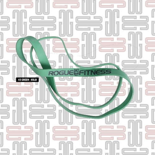 Rogue Monster Bands - light Green - Rogue Monster Bands are the versatile, go-anywhere accessory for customized resistance training—from mobility work and pull-up assistance to banded squats and bench presses. There are several color-coded versions of the natural latex rubber stretch bands to choose from, each measuring 41