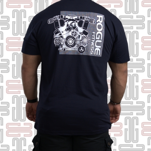 Mikko V8 T-Shirt - Available in a range of sizes, the Rogue V-8 shirt is inspired by Rogue Athlete and CrossFit legend Mikko Salo, whose non-stop internal engine helped make him the 2009 