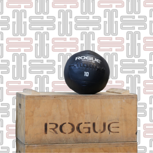 10 lb Rogue Medicine Ball - Individually constructed, stitched, and tested at our manufacturing facility in Columbus, Ohio, Rogue Medicine Balls are made for high-speed, high-intensity training—backed by a two-year warranty.Customers can choose from 11 different weight increments—ranging from 4LB up to 30LB—all featuring the same 14