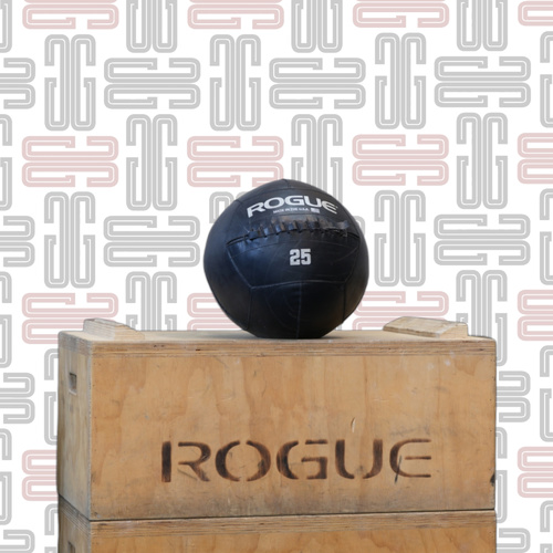 25 lb Rogue Medicine Ball - Individually constructed, stitched, and tested at our manufacturing facility in Columbus, Ohio, Rogue Medicine Balls are made for high-speed, high-intensity training—backed by a two-year warranty.Customers can choose from 11 different weight increments—ranging from 4LB up to 30LB—all featuring the same 14